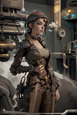 1woman, STEAM PUNK,xClip