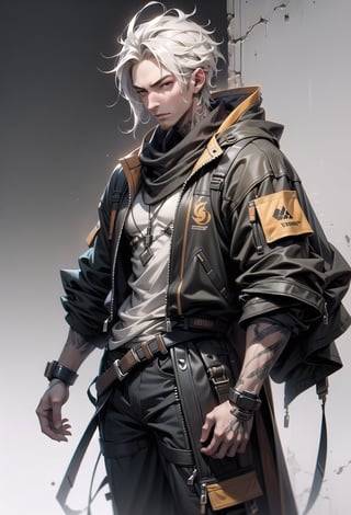 create a male character for a game,