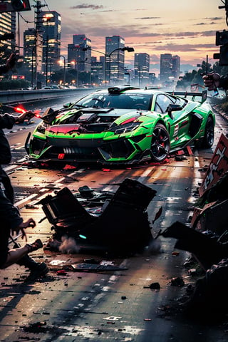 1 car, racing, Lamborghini luxury's car modify ,dr24luxor,ArTo,RoadWreck_Simulator,QRobot,robotskin,science fiction