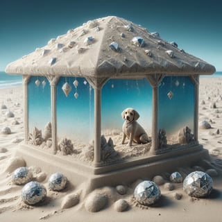 powdered diamonds art,Sand art using powdered diamonds,Many dogs,ral-sand,diam0nd,Obsidian_Diamond, beautuful beach, Rainbows, Coconuts trees, summer, <3, heartsBugCraft,caslte, a lots of crystal, a lot of dimond