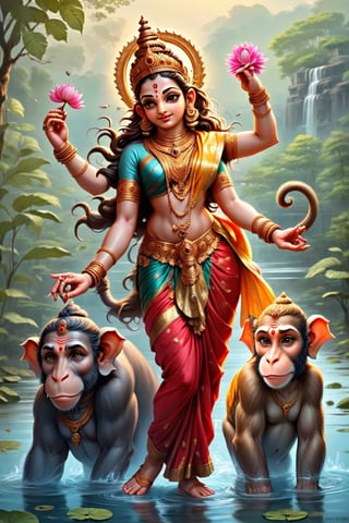 Ganesh Remover of Obstacles. ...,Parvati Benign Aspect of Devi. ...
,Hanuman Monkey God. ...,Lakshmi GODDESS OF WISDOM. ...
,Saraswati Goddess of Wisdom. ...,Durga The Unconquerable. ...
,Brahma God of Creation, Poor indian family, child_and_parent, river, farm