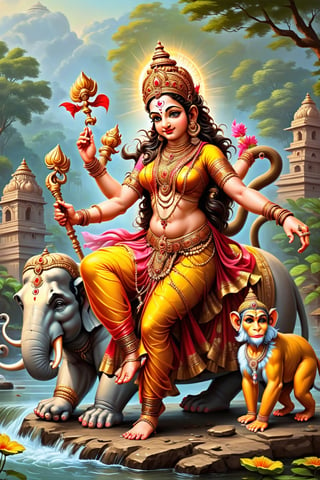 Ganesh Remover of Obstacles. ...,Parvati Benign Aspect of Devi. ...
,Hanuman Monkey God. ...,Lakshmi GODDESS OF WISDOM. ...
,Saraswati Goddess of Wisdom. ...,Durga The Unconquerable. ...
,Brahma God of Creation, Poor indian family, child_and_parent, river, farm