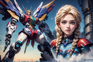 (Elsa:1.3) as a(mecha:1.6) mecha body parts, giant, full body, solo,(masterpiece, best quality, ultra-detailed), (perfect hands, perfect anatomy), High detailed, anatomically correct,, beautiful face, detailed hands, perfect eyes, expressive eyes, score_9, score_8_up, score_7_up, best quality, masterpiece, 4k,More Detail,Add more detail, 