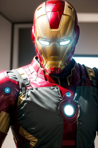 1man ((tony stark)), "Tony Starks Cyberpunk Walk" showcases Tony Stark in cyberpunk attire, each piece resonating with advanced technology. ((As he carries the Iron Man helmet at left hand)) , the artwork creates a captivating contrast between his unassuming appearance and his extraordinary capabilities, solo, hyperdetailed, masterpiece1.2, ultra hd quality