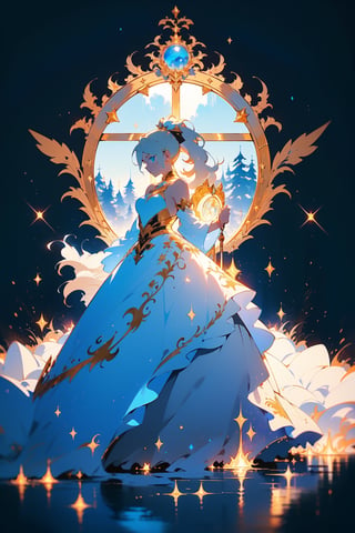 highly detailed, high quality, masterpiece, beautiful (entire plane shot), 
A girl will wear shining golden and whit lion armor. Her hair is pulled back into a blonde ponytail and her eyes are a beautiful light blue shade. He wields  shield,wrenchfaeflare