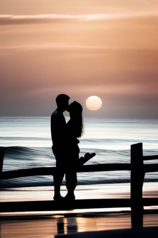 RAW photo, best quality), (realistic, photo-Realistic:1.1), best quality, masterpiece, beautiful, 1024K, beautiful woman and men on the beach, fullmoon, (HDR:1.2), (muted colors, dim colors, soothing tones:0), daylight, Exquisite details and textures, wide cinematic shot, Warm tone, well lit, wide shot, Hyper-realistic photo of a lovers, perfect shape, perfect body proportions, perfect anatomy, soft shiny skin, smile, mesmerizing, tousled long hair, (full body:1.2),perfect composition,studio photo,trending on artstation,(Masterpiece,Best quality,32k,UHD:1.5),(Sharpness, high contrast, HDR, hyper-detailed, intricate details, ultra-realistic, award-winning photo, ultra-clear, Kodachrome 800:1.3),(chiaroscuro lighting, soft edge lighting:1.2), by Karol Bak, Gustav Klimt and Hayao Miyazaki, real_booster, photo_b00ster, ani_booster, art_booster
