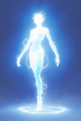 Create a stunning and strong character, ,glowwave,light particles,Women ,gpts style,lghtshft_lora,TNstyle
