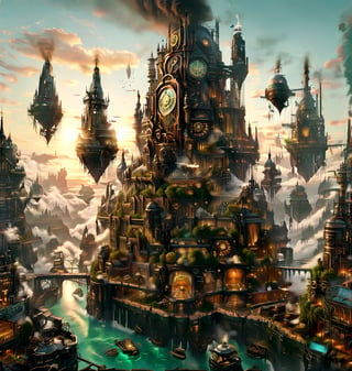 I want to see an amazing  combination of all the below, 
 more detail XL,ImaginaryCityScapes,DonMFr0stP4nkXL,steampunk