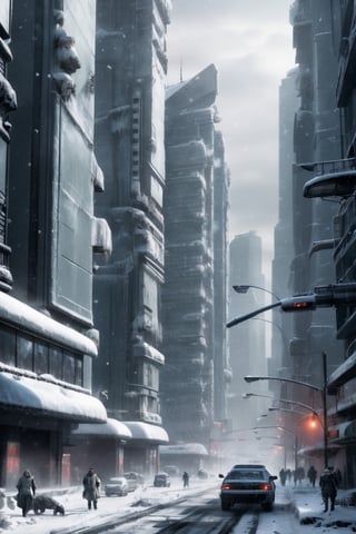 The winter of 2038 was brutal for the people of this fictional megacity.



