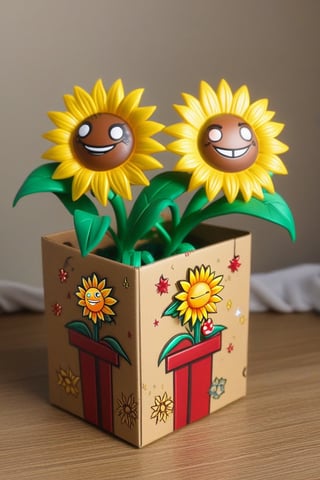 Plant,Happy, sun flower,pvz,Apoloniasxmasbox