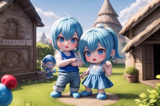 little keqingdef as (Smurfs), show yourself as (Smurfs), show me your (Smurfs costume), creating an atmosphere in (Smurf Village), creating an atmosphere at (Smurf Village), show yourself as Smurf, (Grouchy Smurf), (Sasette), (Brainy Smurf), (Papa Smurf), (Clumsy Smurf), (Hauie), (Hefty Smurf),