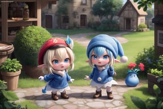 little kleedef as (Smurfs), show yourself as (Smurfs), show me your (Smurfs costume), creating an atmosphere in (Smurf Village), creating an atmosphere at (Smurf Village), show yourself as Smurf, (Grouchy Smurf), (Sasette), (Brainy Smurf), (Papa Smurf), (Clumsy Smurf), (Hauie), (Hefty Smurf),