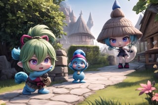 little kukishinobudef as (Smurfs), show yourself as (Smurfs), show me your (Smurfs costume), creating an atmosphere in (Smurf Village), creating an atmosphere at (Smurf Village), show yourself as Smurf, (Grouchy Smurf), (Sasette), (Brainy Smurf), (Papa Smurf), (Clumsy Smurf), (Hauie), (Hefty Smurf),