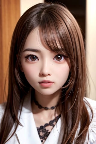 
Angelic Very beautiful cute girl, 
(very pretty cute girl:1.2),
(large eyes:1.4),
(clear-eyed:1.2),
small straight nose,
small mouth,
(v-line jaw:1.1),
Beautiful detailed eyes, 
Detailed double eyelids, 
