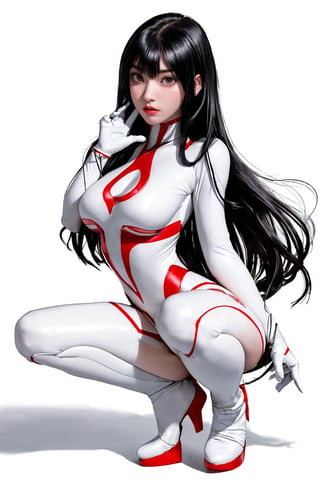 Ultrawoman, ultraman bodysuit, ultraman impact, long black straight hair, white over knee bootsMedium close, Squatting on the ground,empty handed, (Full whitebackground:1.3), Ultrawoman, Ultraman bodysuit, Ultraman impact, Ultragirl Miya, full body, Wearing red soles and white high heels, Chinese Girl Face, 18-year-old high school girl, Uniforms close to the body, full body, Battle posture, Very tall and strong, Clothes close to the body, White spire heels, Ultrawoman Shion, ultrawoman Ultrawoman, ultraman bodysuit, ultraman impact, long black straight hair, white over knee bootsMedium close, standing, stand at attention, empty handed, (Full whitebackground:1.3), Ultrawoman, Ultraman bodysuit, Ultraman impact, Ultragirl Miya, full body, Wearing red soles and white high heels, Chinese Girl Face, 18-year-old high school girl, Uniforms close to the body, full body, Battle posture, Very tall and strong, Clothes close to the body, White spire heels, Ultrawoman Shion, ultrawoman Ultrawoman, ultraman bodysuit, ultraman impact, long black straight hair, white over knee bootsMedium close, standing, stand at attention, empty handed, (Full whitebackground:1.3), Ultrawoman, Ultraman bodysuit, Ultraman impact, Ultragirl Miya, full body, Wearing red soles and white high heels, Chinese Girl Face, 18-year-old high school girl, Uniforms close to the body, full body, Battle posture, Very tall and strong, Clothes close to the body, White spire heels, Ultrawoman Shion, ultrawoman Ultrawoman, ultraman bodysuit, ultraman impact, long black straight hair, white over knee bootsMedium close, standing, stand at attention, empty handed, (Full whitebackground:1.3), Ultrawoman, Ultraman bodysuit, Ultraman impact, Ultragirl Miya, full body, Wearing red soles and white high heels, Chinese Girl Face, 18-year-old high school girl, Uniforms close to the body, full body, Battle posture, Very tall and strong, Clothes close to the body, White spire heels, Ultrawoman Shion, ultrawoman S close to the body, White spire heels, Ultrawoman Shion, ultrawoman Slightly sideways, young beauty spirit,Full body.