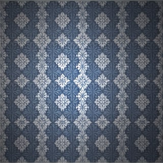 blue damask pattern