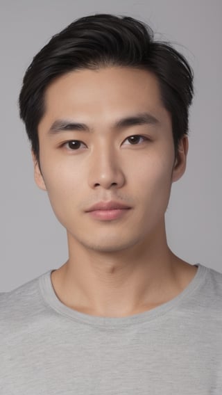 good_looking, chinese mix british guy, 35 years old, average_body, bright_honey_eyes_normal size, full_lips, long_eyelashes, black_undercut_side_part_gelled hair, soul_spiritual_mentor, full_body, doctor_T-Shirts