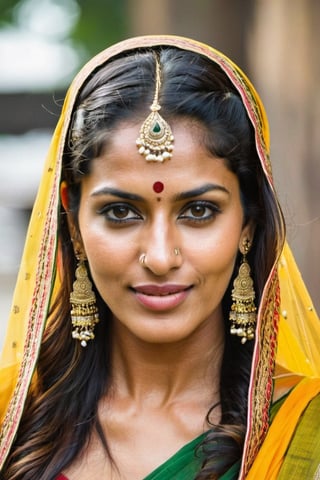 34 year old north indian women, brown skin, (beautiful face), (detailed face), 