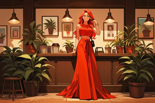 score_9, score_8_up, score_7_up, score_6_up, score_5_up, score_4_up,


((Cinematic)), (extremely detailed fine touch: 1.2),(masterpiece), (best quality), (concept art)

red long hair,1girl (red hair)1girl, solo, long hair, red skirt, red hair, holding, jewelry, standing, full body, shoes, sleeveless, indoors, hand up, bag, bracelet, crop top, plant, denim, long skirt, in a coffee shop, watch, handbag, wristwatch, potted plant, wide shot, photo background, sexy,ciel_phantomhive,jaeggernawt,perfect finger
