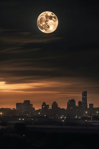 Against a velvety blackness of space, the full moon, a glowing orb illuminating the dark canvas. In the foreground, a cinematic masterpiece unfolds: a dramatic pose, bathed in soft, golden light, against a backdrop of wispy clouds and towering cityscapes. evoke depth and dimensionality. Shot on RAW, this stunning image is worthy of a movie poster.
shot from a freeway
