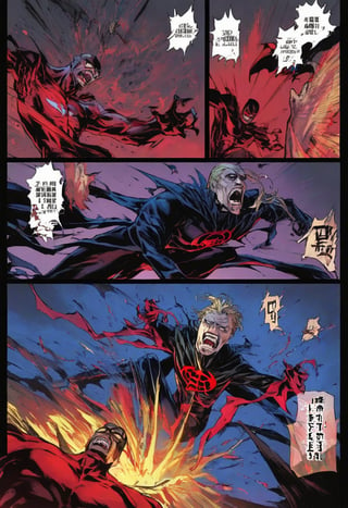 score_9,   source_anime, (!!!-panel comic) Tortured by a vampire. Imprisoned by Marvel Comics.,LegendDarkFantasy