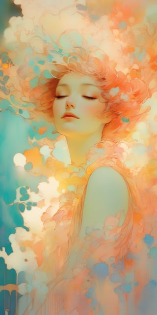 (portrait by Carne Griffiths, Conrad Roset), (A beautiful fairy. She's the embodiment of ice crystals.) multicolored glass paint, set against a coral reef backdrop, glass flowers, high quality. coral reef, flora and fauna, with frozen flowers around it, stunning design, backlight. high quality, luxurious, elegant, enchanting, breathtaking. high detailed line art, detailed art, flowing lines, mucha art style, masterpiece

 | ultra - detailed realism, full body art, lighting, high - quality, engraved | highly detailed | digital painting, concept art, smooth, sharp focus, Nostalgic, (concept art. by james jean $, roby dwi antono $, ross tran $. francis bacon $, michal mraz $, adrian ghenie $, petra cortright $, gerhard richter $, takato yamamoto $, ashley wood $)