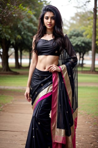 beautiful cute young attractive indian, 20 years old, cute, Instagram model, long black_hair, colorful hair, warm, dacing, outdoors, indian, wearing sexy saari clothes,Indian Model