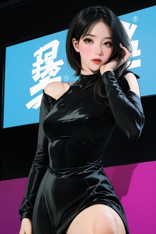 1girl, looking at viewer, thigh up body, kpop idol, styled outfit, on stage, professional lighting, different hairstyle, coloful, magazine cover, best quality, masterpiece,johyun,kmiu,lust, mature, 1girl, thigh up body, looking at viewer, intricate clothes, shiny, professional lighting, different hairstyle, coloful, magazine cover, 2D manga artstyle, shuhua,kn
