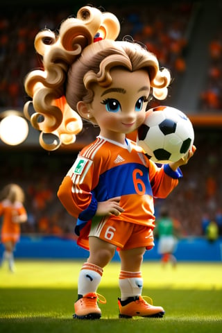 Wearing jersey belanda, curly_hair, number 6, dribling