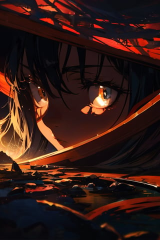 Anime, Japanese style, original, meticulous details, more details, extremely gorgeous composition, night, gorgeous light and shadow