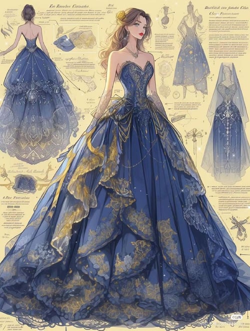 Royal_Attire/Dress IMZ - V.1 | Tensor.Art