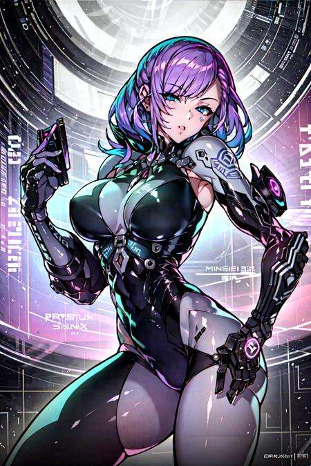 masterpiece, best quality, 1girl,cyberpunk, <lora:Cyberpunk-000014:1>