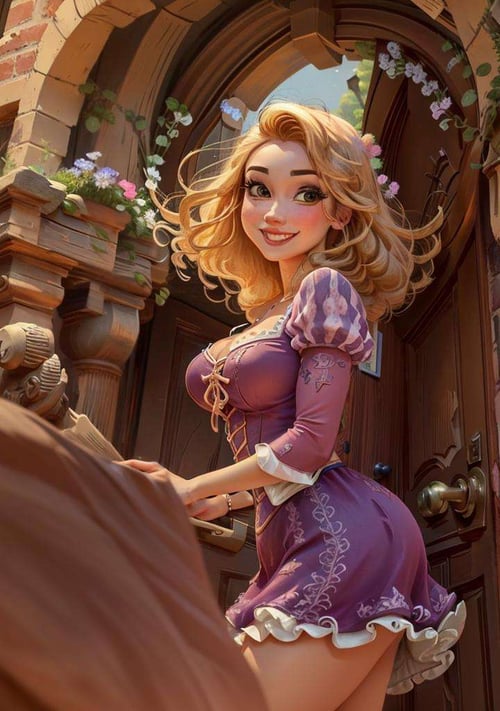 Rapunzel Disney Princess, Tangled by YeiyeiArt - 1 | Tensor.Art