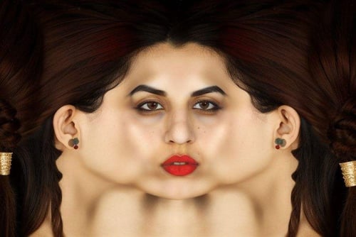 Head Texture, arabic girl, age 30, (face center,:1.2), brown eyes, dreadlocks, earrings, makeup, red lips, natural skin texture  <lora:Head Texture Map_v.1.0:1>