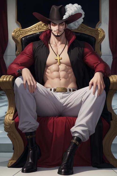 Dracule Mihawk One Piece anime character ownwaifu v15