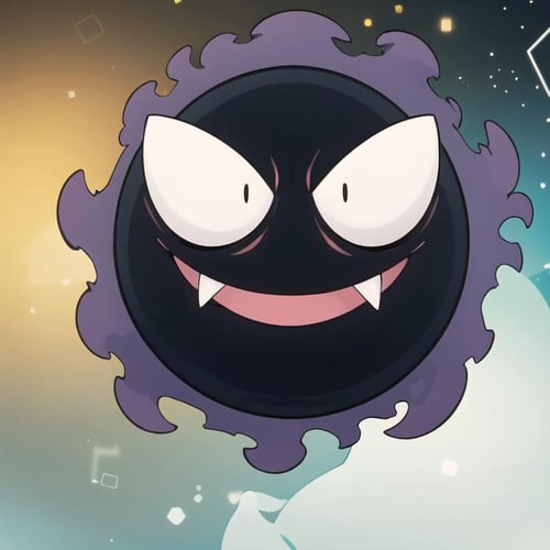 centered, award winning photo, (looking at viewer:1.2), | evil grin, Gastly_Pokemon_Anime, ghost, floating,  no humans, pokemon \(creature\),  |  bokeh, depth of field, cinematic composition, | <lora:Gastly_Pokemon_Anime:0.7>