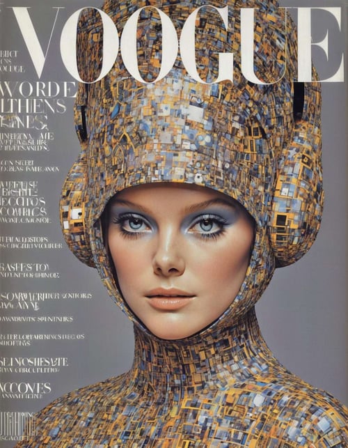 VOGUE (Fashion Magazine Cover Vintage 1960-1975) {Style} [SDXL 