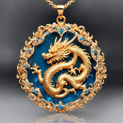 Holy Dragon Pendant,masterpiece,best quality,8k,cg,Enhanced All