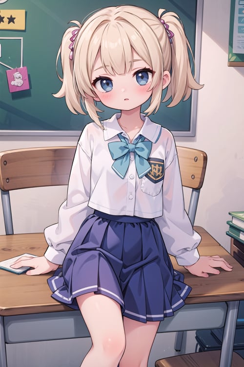 (masterpiece), 1girl, school uniform