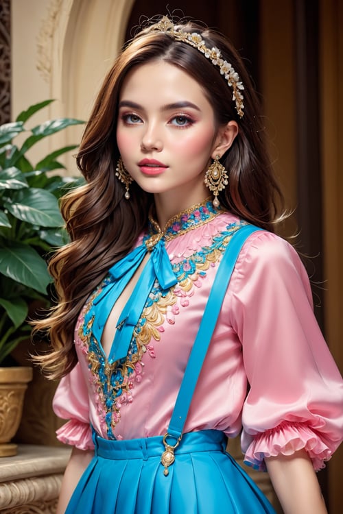 masterpiece, (best quality:1.4), ultra-detailed, 1 girl, 22yo, wear daily elegant outfit, , high resolution, genuine emotion, wonder beauty , Enhance, bright colors,Enhanced All