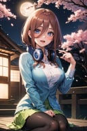 Modelo AI Art LoRA: Miku Nakano (Quintessential Quintuplets / ova style)