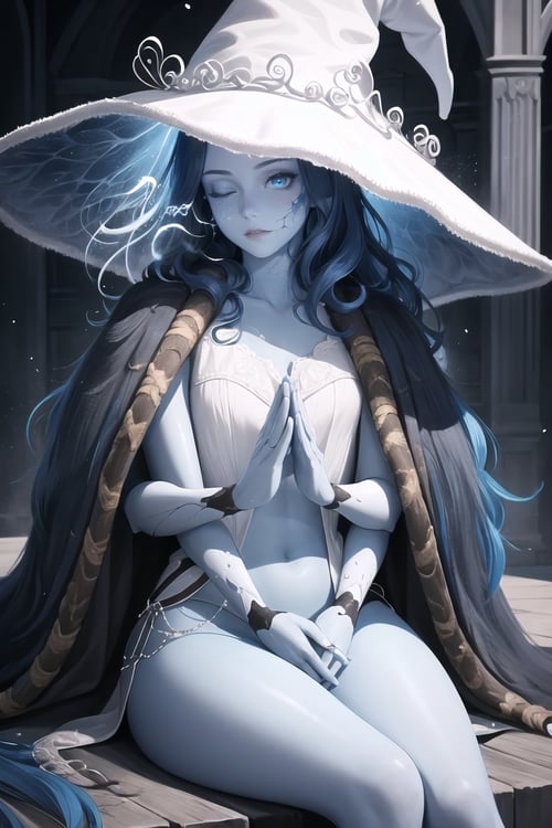 Blue Eyes Ranni the Witch Big Hat HD Elden Ring Wallpapers