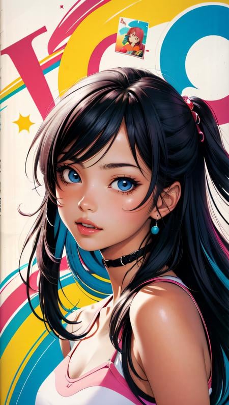 Masterpiece, 2d lovely anime girl, black hair, dark eyes, beautiful face,  full body