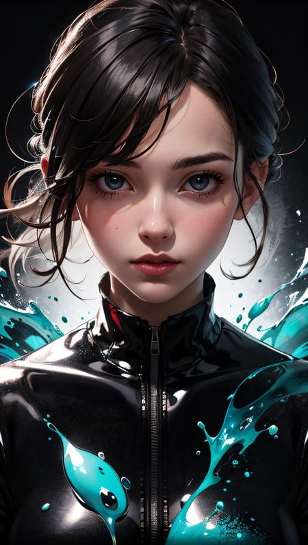 original characters, solo, blue eyes, anime, anime girls, artwork, digital  art, fan art, Gothic