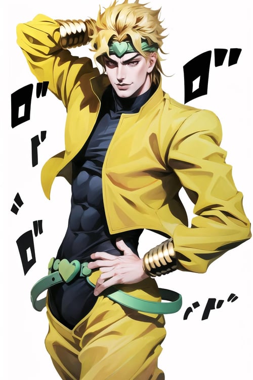 Download Dio Brando - Menacing Pose in High Definition Wallpaper