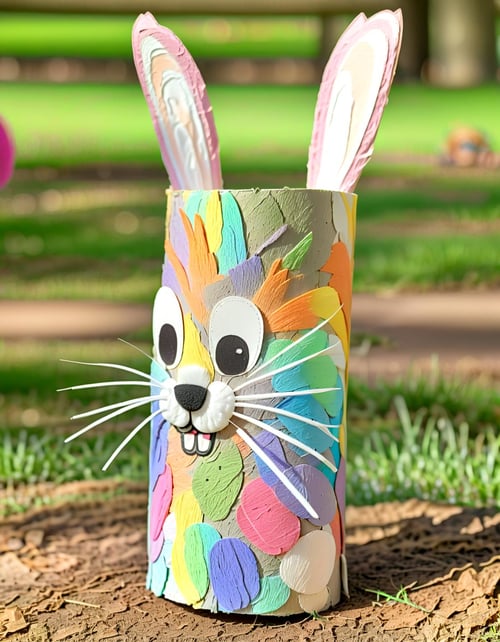 Craft Paper Roll Holder – Dust Bunnies and Dog Toys