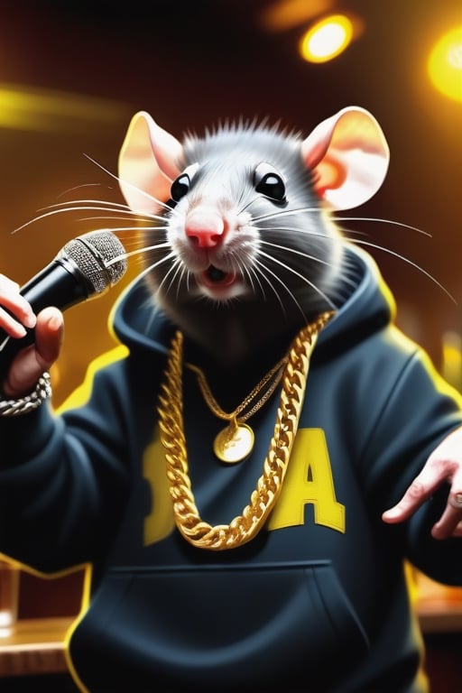 cool ass rat rapping. | Tensor.Art