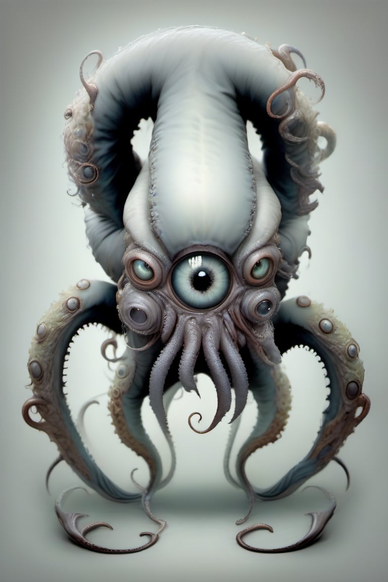 Octopus Tentacle An Illustration Of With Eyes And A Big On It Backgrounds