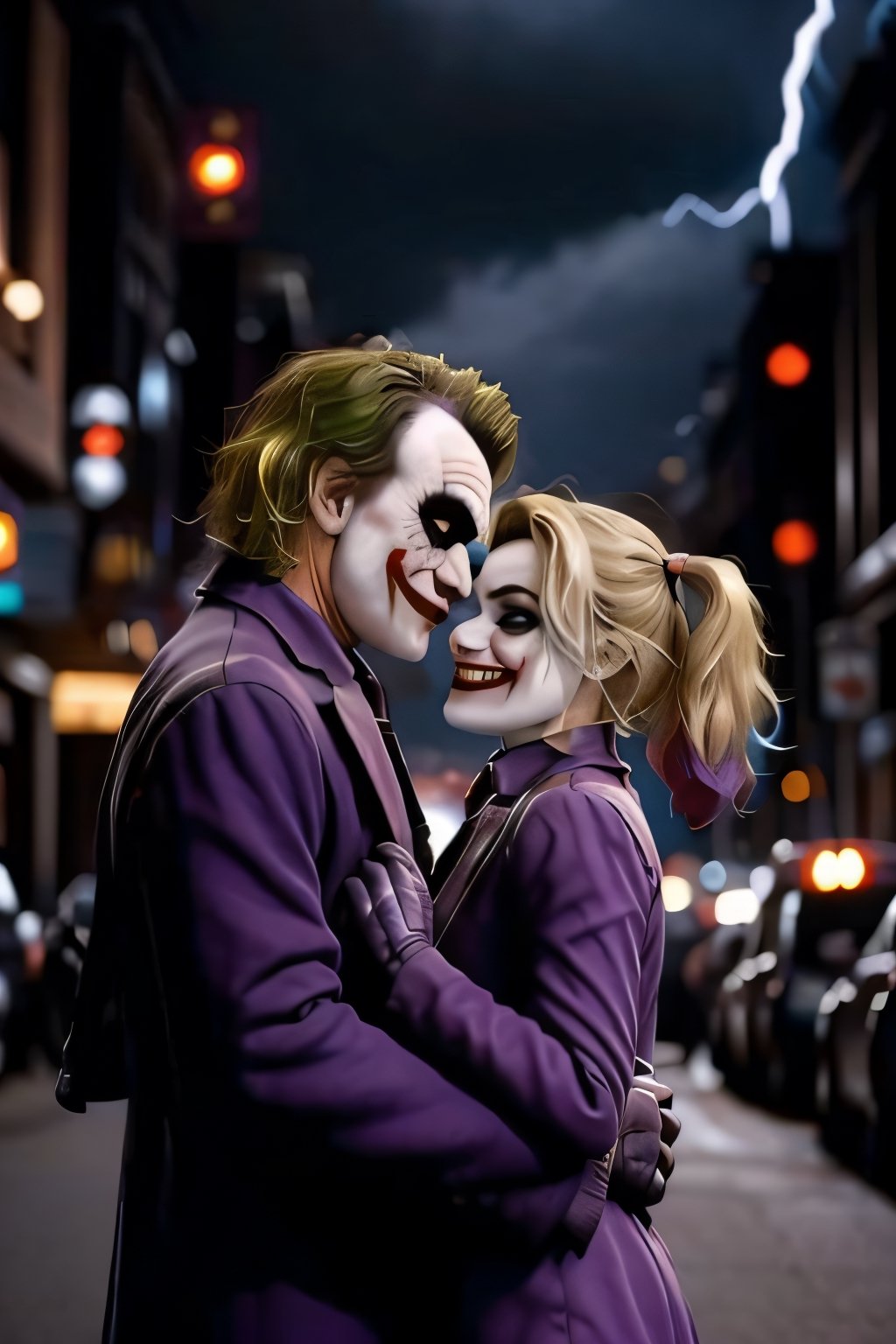 Harley Quinn/Joker Mashup  Joker and harley quinn, Body painting