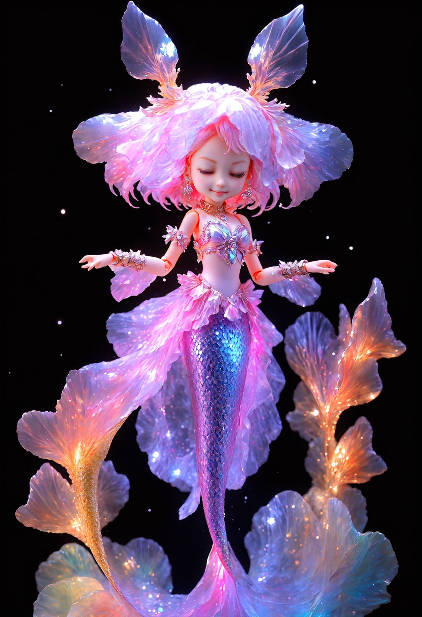 Mermaid Girl 3D Model